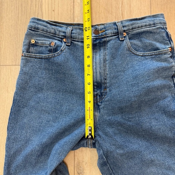 Vintage Jordache High Rise Straight‎ Leg Classic Blue Denim Jeans Women's 14 EUC - Picture 4 of 11